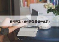 軟件開(kāi)發(fā)（軟件開(kāi)發(fā)是做什么的）