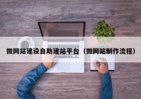 微網站建設自助建站平臺（微網站制作流程）